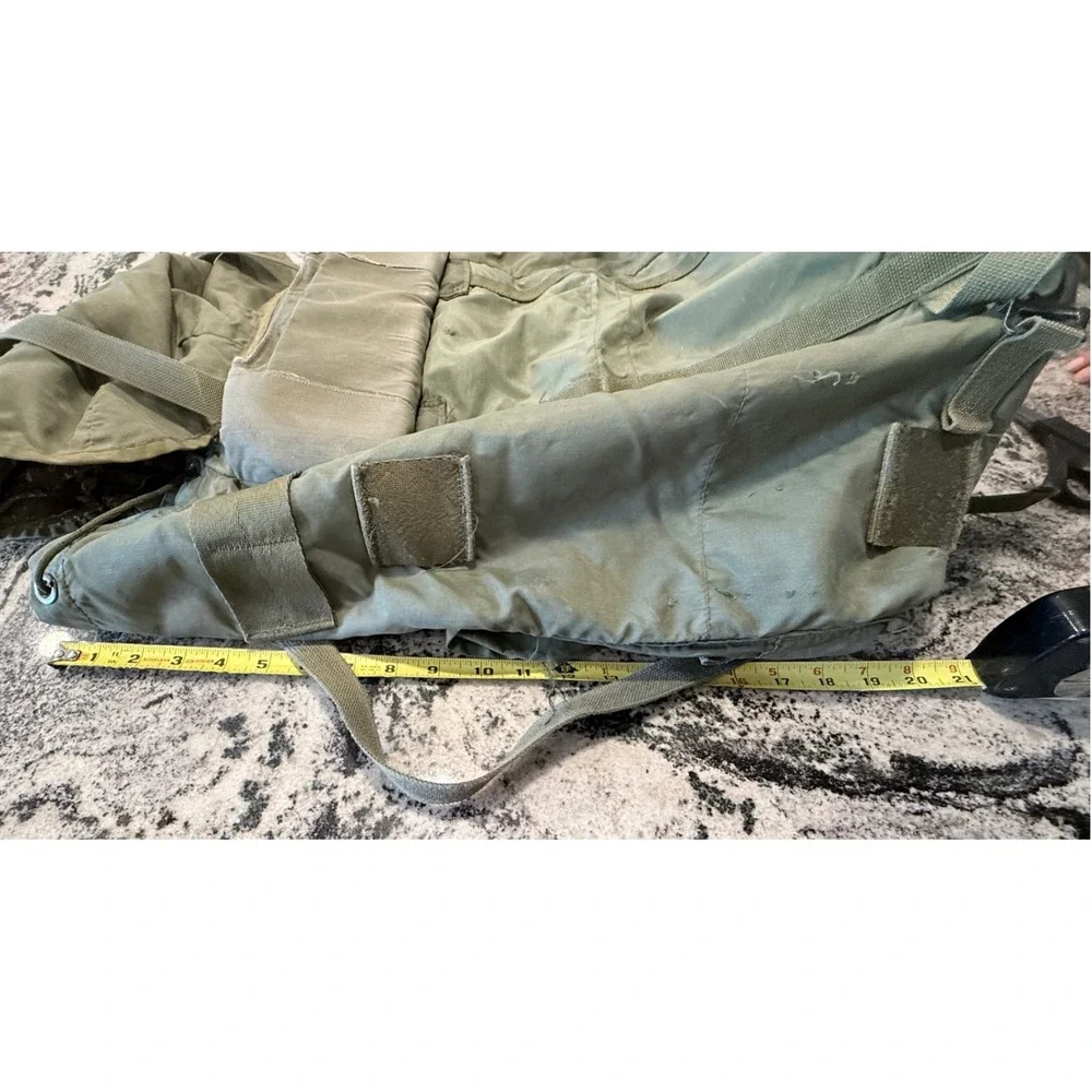 Vintage US Military ALICE Field Pack Olive Drab Green Canvas Tactical Backpack